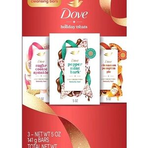 Dove Holiday Treats Beauty 3 Bars Set- NIB- Limited Holiday Edition